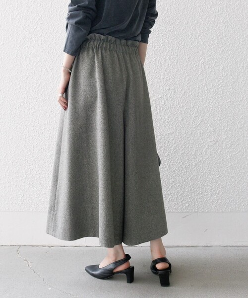 「SHIPS any」 キュロット ONE SIZE ブラウン レディースの画像