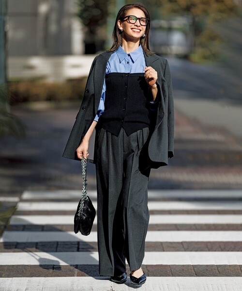 「UNFILO」 パンツ SMALL グレー レディース_画像3