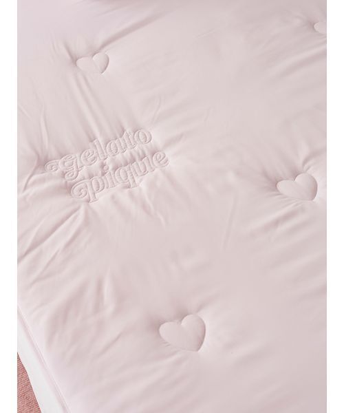 gelato pique Sleep ベッド 寝具 「Sleep」ハートロゴ 敷きパッド