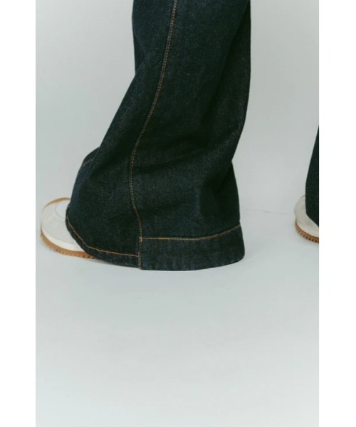 「Knuth Marf」 ブーツカットデニムパンツ SMALL ブラック レディース