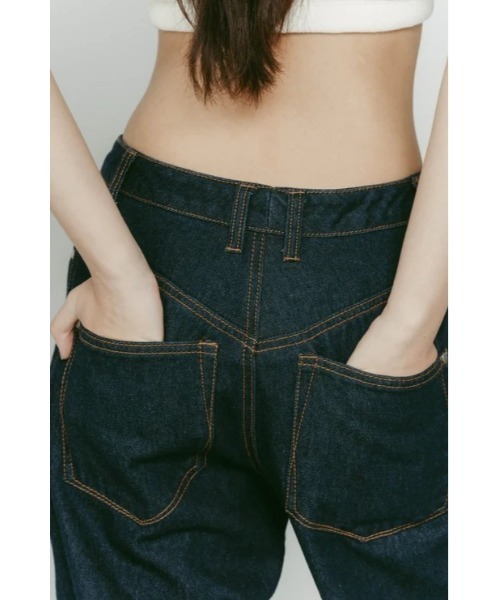 「Knuth Marf」 ブーツカットデニムパンツ SMALL ブラック レディース