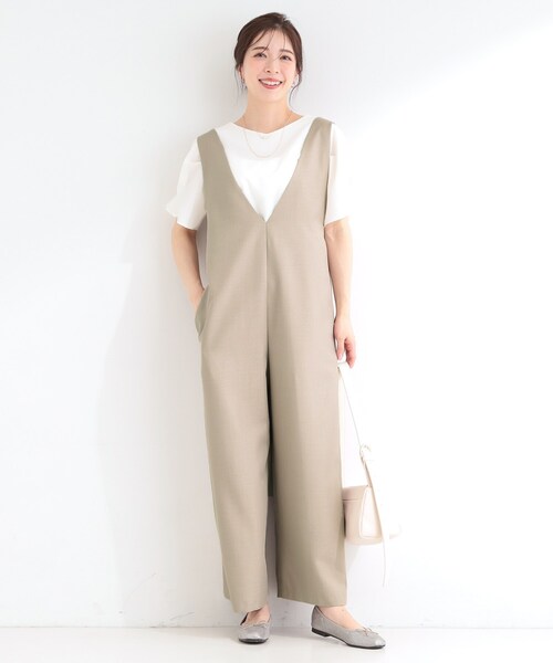 SHOO・LA・RUE（シューラルー） サロペット オーバーオール 「洗濯後