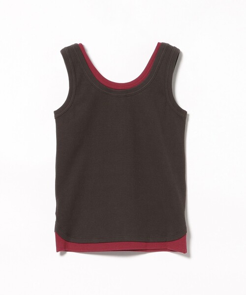 BEAMS HEART（ビームス ハート） ヘンリーネック tシャツ レイヤード風
