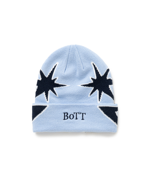 BoTT（ボット） ニット帽 ニットキャップ BIG B LOGO BEANIE メンズ