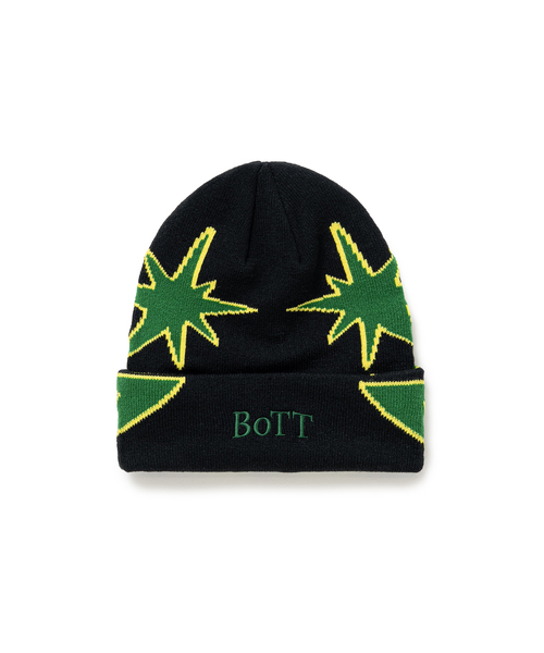BoTT（ボット） ニット帽 ニットキャップ BIG B LOGO BEANIE メンズ