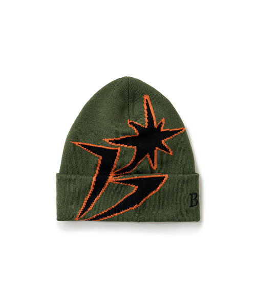 BoTT（ボット） ニット帽 ニットキャップ BIG B LOGO BEANIE メンズ