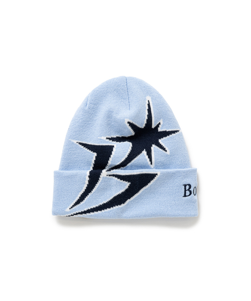 BoTT（ボット） ニット帽 ニットキャップ BIG B LOGO BEANIE メンズ