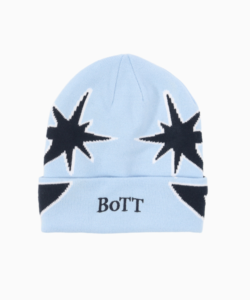 BOTTビーニー BoTT（ボット） ニット帽 ニットキャップ BIG B LOGO BEANIE メンズ