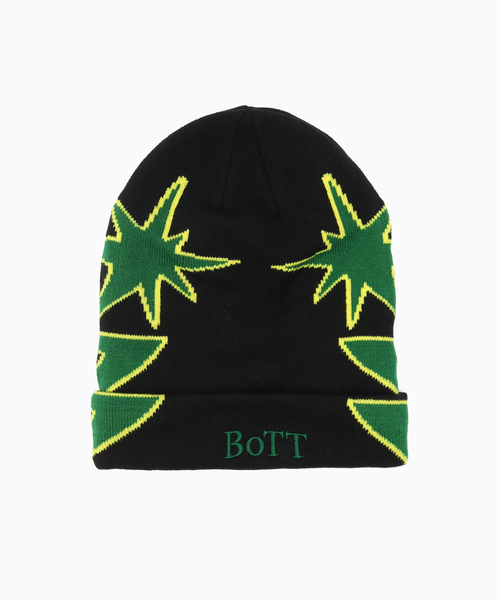 BoTT（ボット） ニット帽 ニットキャップ BIG B LOGO BEANIE メンズ