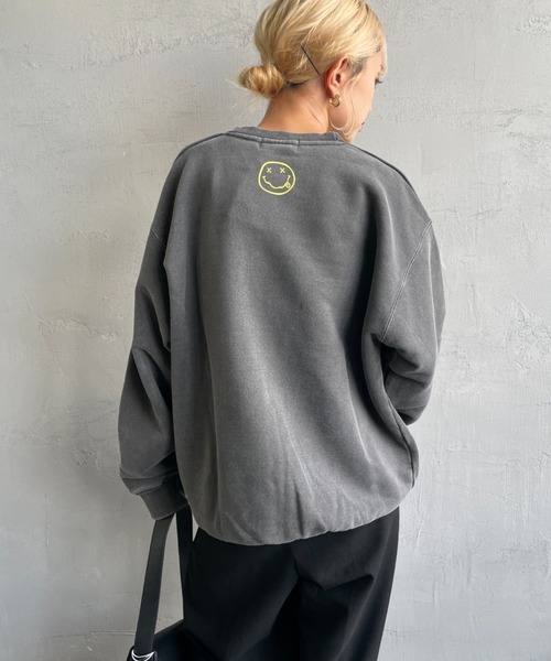 「GOOD ROCK SPEED」 長袖カットソー X-LARGE チャコールグレー レディース_画像4