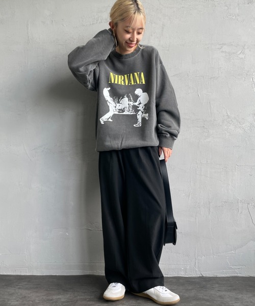「GOOD ROCK SPEED」 長袖カットソー X-LARGE チャコールグレー レディース_画像5