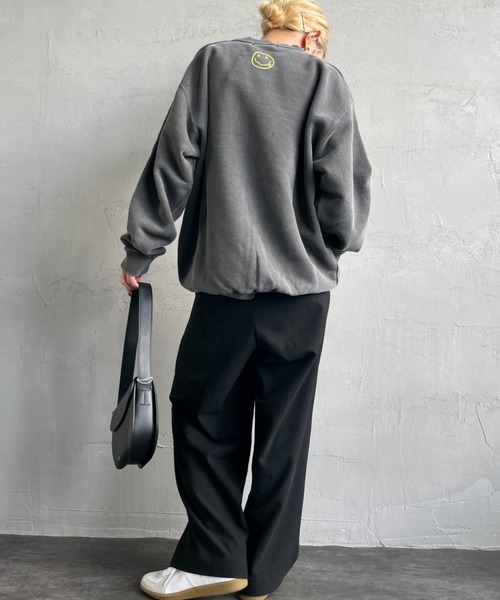 「GOOD ROCK SPEED」 長袖カットソー X-LARGE チャコールグレー レディース_画像7
