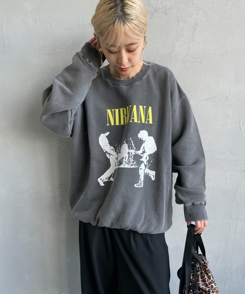 「GOOD ROCK SPEED」 長袖カットソー X-LARGE チャコールグレー レディース_画像8
