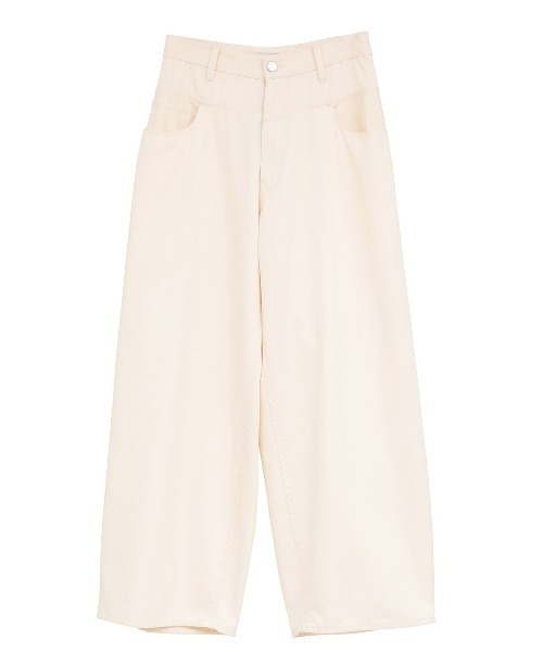 CLANE（クラネ） パンツ CLANE/クラネ/LOW WAIST BARREL PANTS