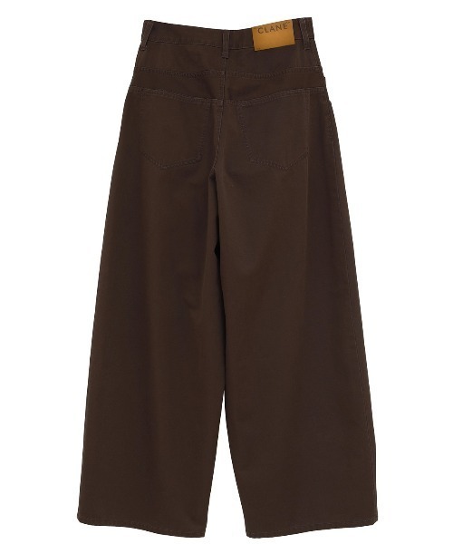 CLANE（クラネ） ワイドパンツ パンツ CLANE/クラネ/LOW WAIST BARREL