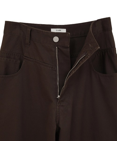 CLANE（クラネ） ワイドパンツ パンツ CLANE/クラネ/LOW WAIST BARREL