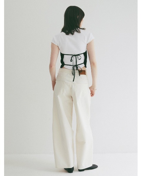 CLANE（クラネ） ワイドパンツ パンツ CLANE/クラネ/LOW WAIST BARREL