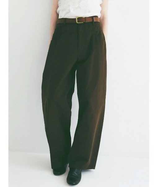 CLANE 新品タグ付き LOW WAIST BARREL PANTS CLANE（クラネ） ワイドパンツ パンツ CLANE/クラネ/LOW WAIST BARREL