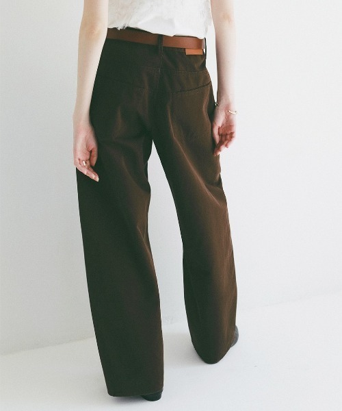 CLANE（クラネ） ワイドパンツ パンツ CLANE/クラネ/LOW WAIST BARREL