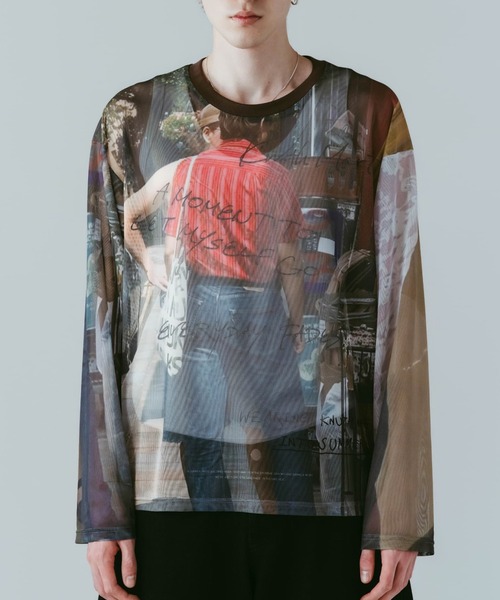 Knuth Marf（クヌースマーフ） tシャツ oji sheer long-sleeve tee