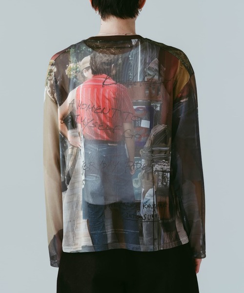 Knuth Marf（クヌースマーフ） tシャツ oji sheer long-sleeve tee