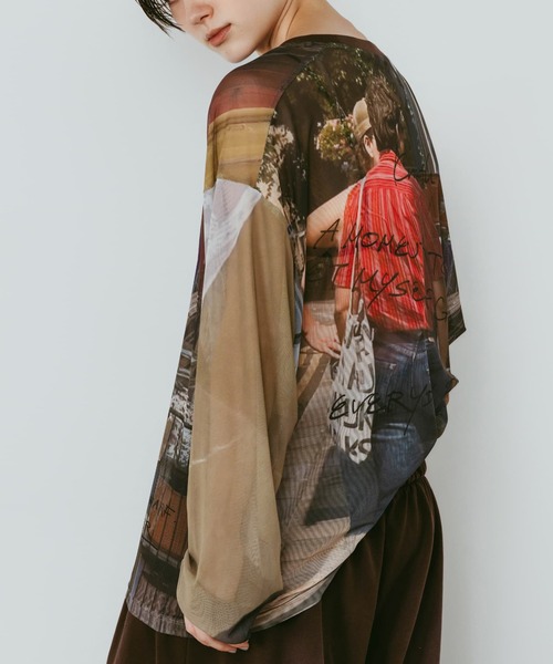 Knuth Marf（クヌースマーフ） tシャツ oji sheer long-sleeve tee