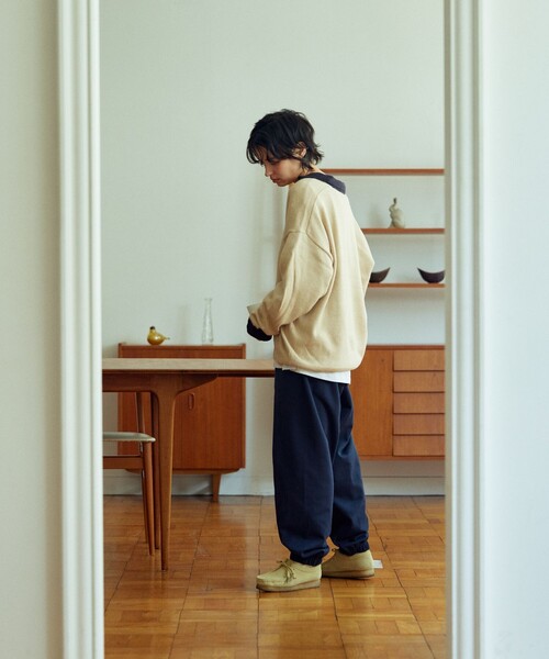 「TOWNCRAFT」 スウェットパンツ SMALL オフホワイト メンズ_画像6