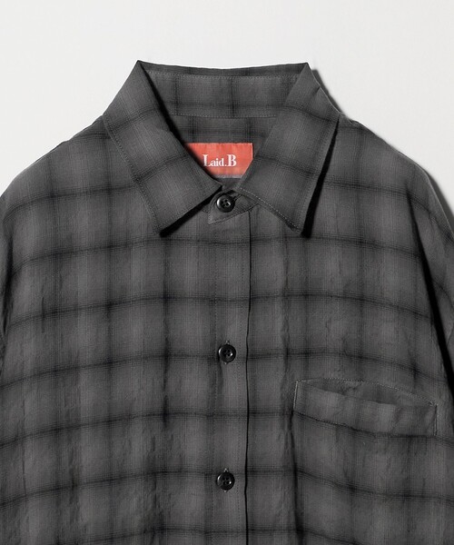シャツ 「Laid.B」 Wet Rag CHECK SHIRT/シャツ メンズの画像
