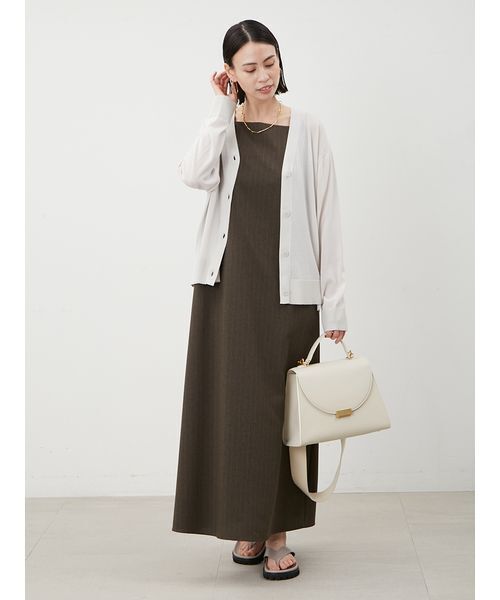 「Mila Owen」 ニットカーディガン 0 ブルー レディース_画像9