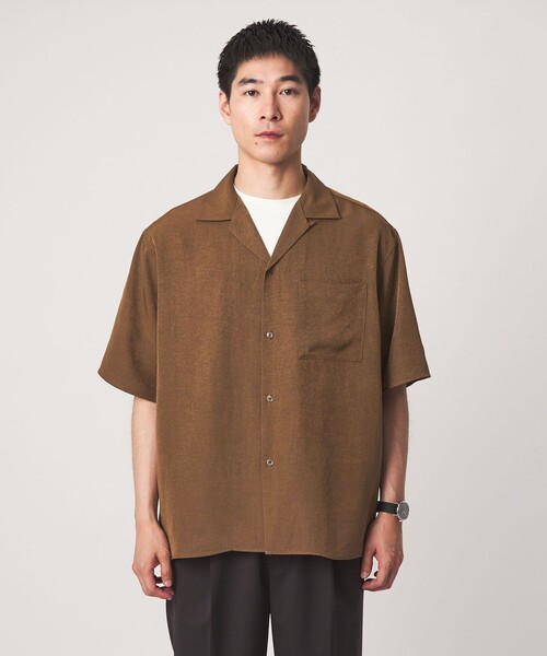 MARINE 半袖シャツ green label relaxing（グリーンレーベルリラクシング） シャツ 半袖