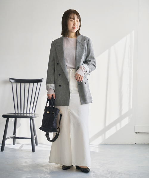 「LE TALON」 フラットパンプス 25.5cm アイボリー レディース_画像7