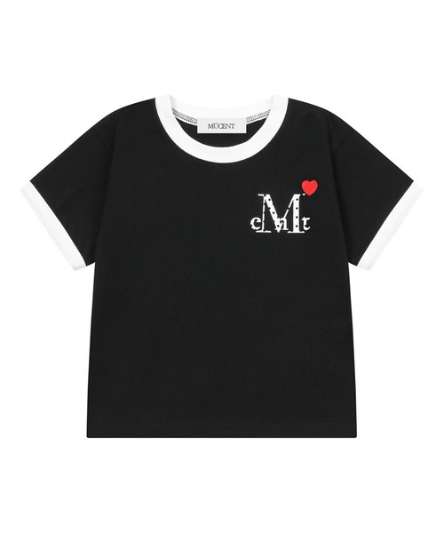 MUCENT（ムセント） tシャツ 半袖 -LOVRITS MINI HEART LOGO リンガー