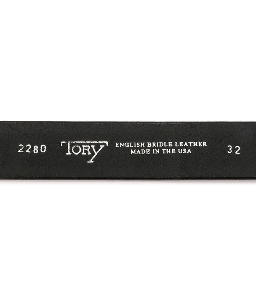 「TORY LEATHER」 ベルト 34 ブラック メンズ_画像7