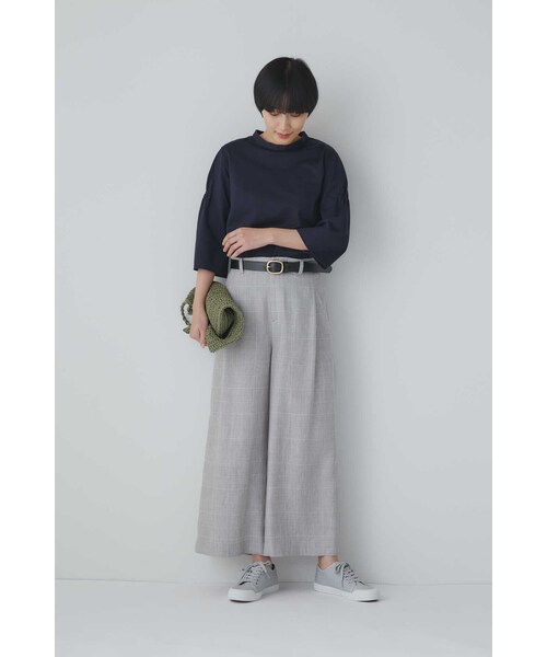 「human woman」 パンツ MEDIUM ネイビー レディース_画像8