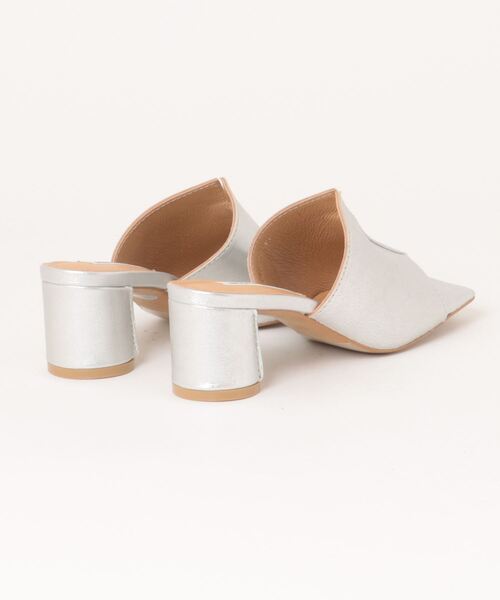 「Mode et Jacomo」 ヒールサンダル 24cm ブラック レディース_画像2