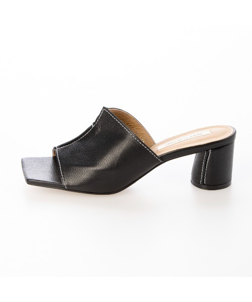 「Mode et Jacomo」 ヒールサンダル 24cm ブラック レディース_画像4
