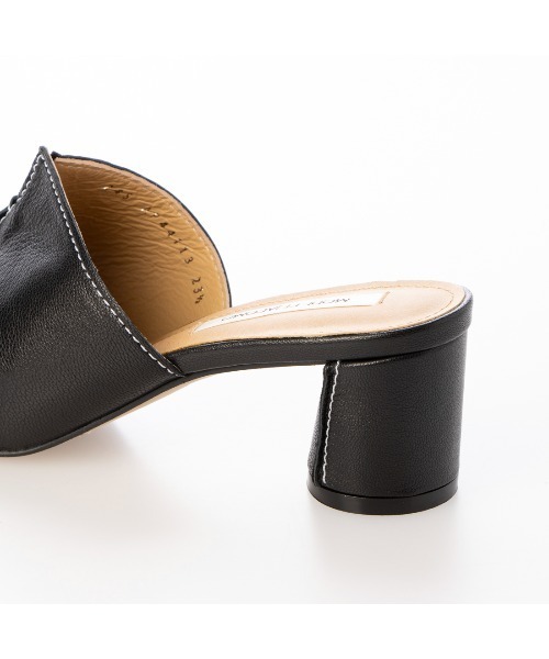 「Mode et Jacomo」 ヒールサンダル 24cm ブラック レディース_画像8