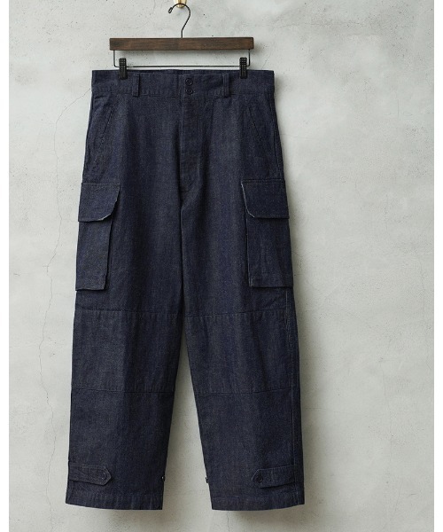 WAIPER.inc ジーンズ フランス軍 M-47 カーゴパンツ KURABO DENIM