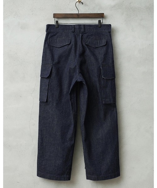 WAIPER.inc ジーンズ フランス軍 M-47 カーゴパンツ KURABO DENIM
