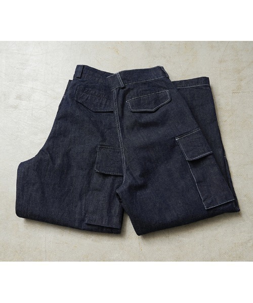 WAIPER.inc ジーンズ フランス軍 M-47 カーゴパンツ KURABO DENIM