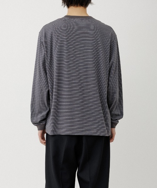 ADAM ET ROPE'（アダムエロペ） tシャツ マルチボーダーロングTシャツ