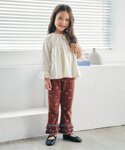 tシャツ 袖レースシャーリング長袖トップス キ...の詳細画像5