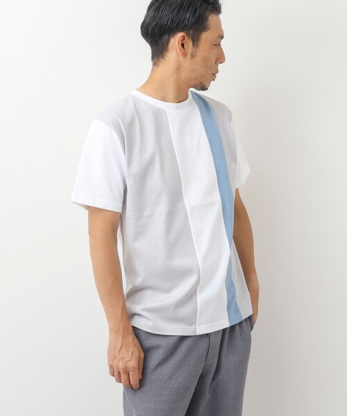 「NOLLEY'S goodman」 半袖Tシャツ M ホワイト系その他 メンズ_画像5