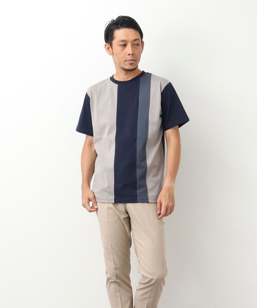 「NOLLEY'S goodman」 半袖Tシャツ M ホワイト系その他 メンズ_画像7