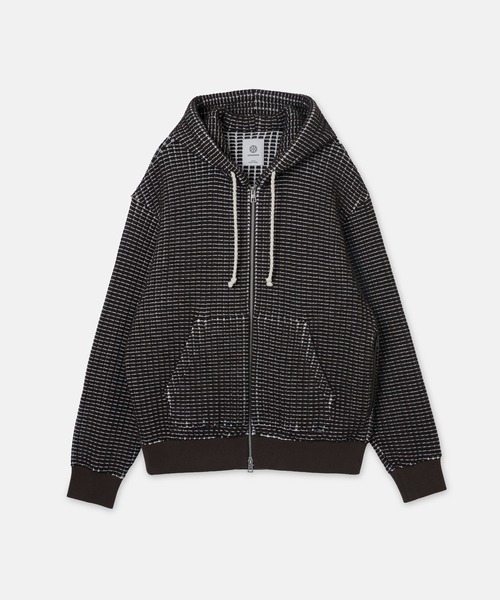 SEAGREEN（シーグリーン） パーカー WOOL ONI WAFFLE HOODIE ウール