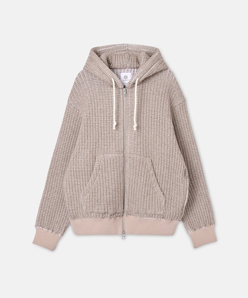 SEAGREEN（シーグリーン） パーカー WOOL ONI WAFFLE HOODIE ウール