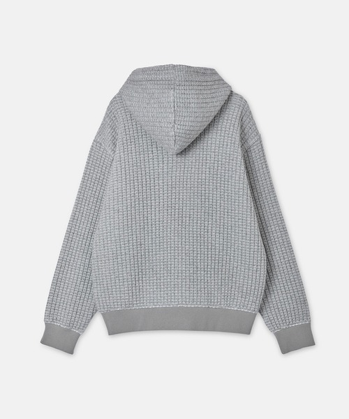 SEAGREEN（シーグリーン） パーカー WOOL ONI WAFFLE HOODIE ウール