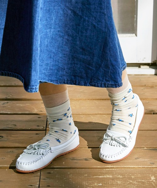 デッキシューズ モカシン MINNETONKA（ミネトンカ） / ディアスキンモカシン DEERSKIN KILTY レディースの画像