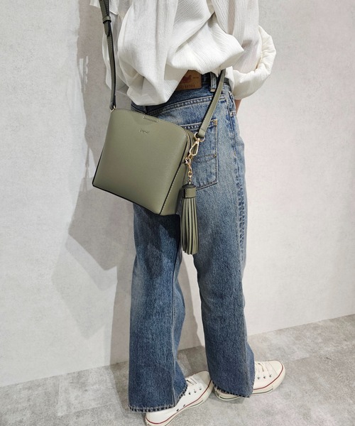 ungrid タッセルオーストリッチ風bag Ungrid - Ungridタッセルオーストリッチ風BAG の通販 by saksak｜アン