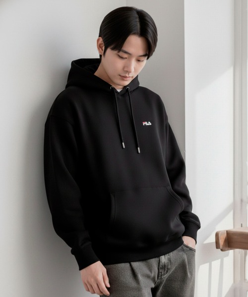 FILA（フィラ） パーカー 「FILA/フィラ」ワンポイント ロゴ刺繍 裏